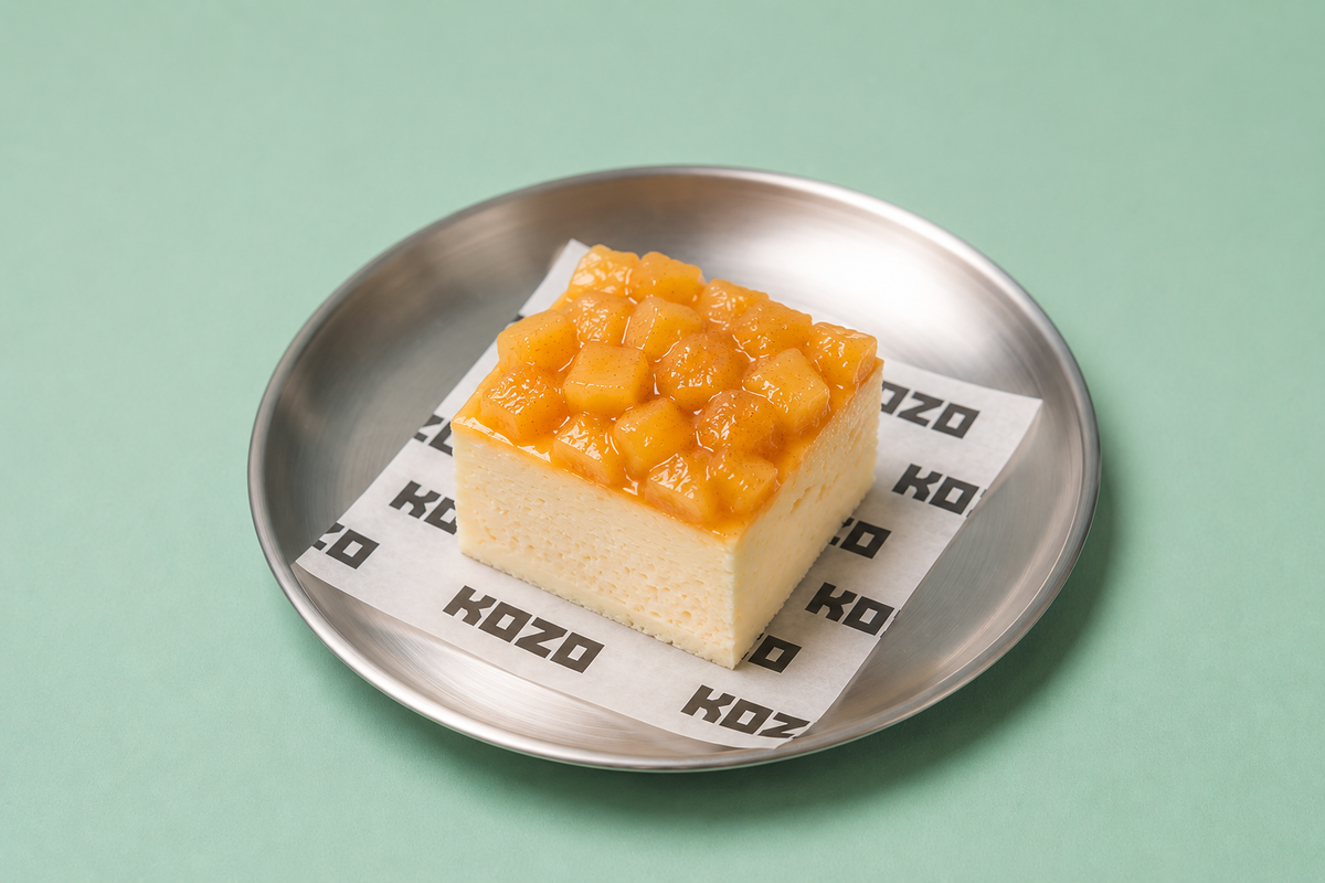 Vanilla & Peach Cheesecake